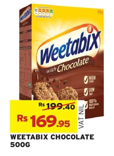 WEETABIX CHOCOLATE 500G