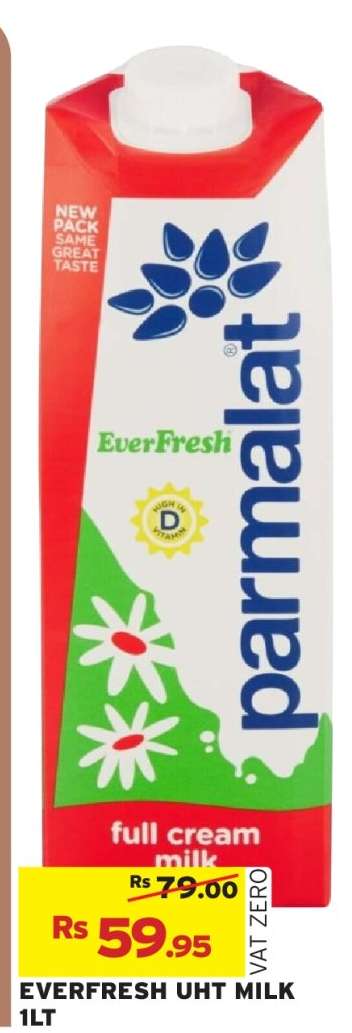 EVERFRESH UHT MILK 1LT