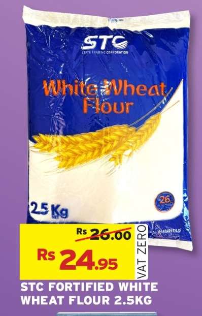STC FORTIFIED WHITE WHEAT FLOUR 2.5KG