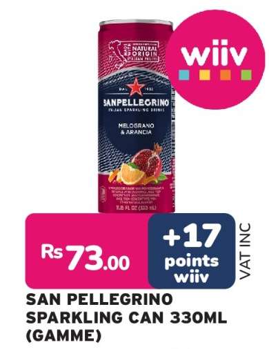 SAN PELLEGRINO SPARKLING CAN 330ML (GAMME)