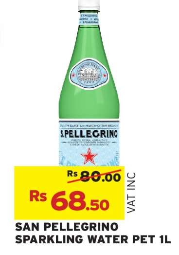 San Pellegrino Sparkling Water PET 1L