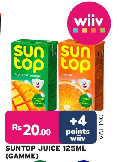 Suntop Juice 125ml (Gamme)