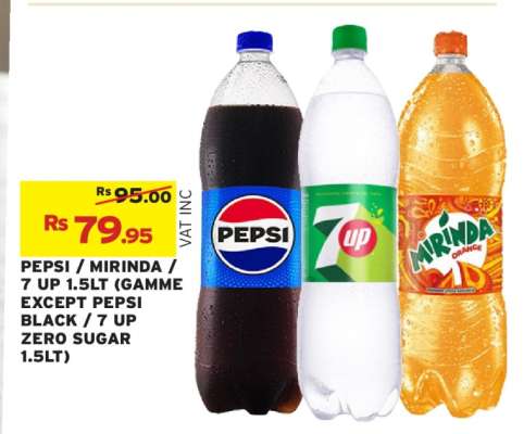 PEPSI / MIRINDA / 7 UP 1.5LT