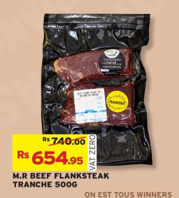 M.R BEEF FLANKSTEAK TRANCHE 500G