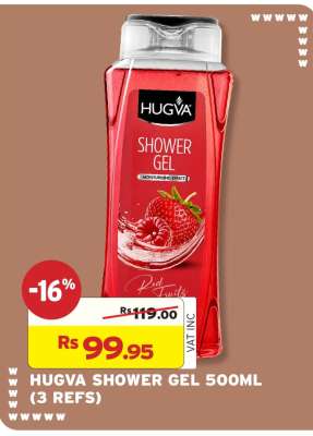 HUGVA SHOWER GEL 500ML (3 REFS)