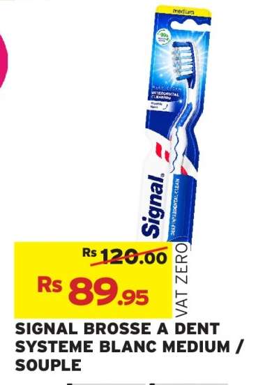 SIGNAL BROSSE A DENT SYSTEME BLANC MEDIUM / SOUPLE