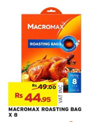 MACROMAX ROASTING BAG X 8