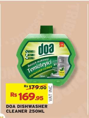 DOA DISHWASHER CLEANER 250ML