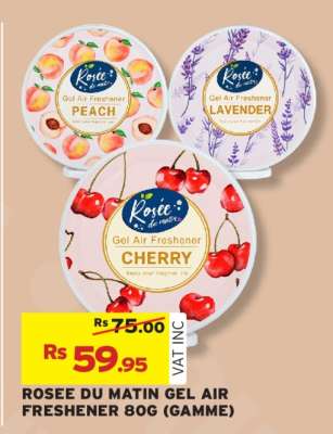 ROSEE DU MATIN GEL AIR FRESHENER 80G (GAMME)