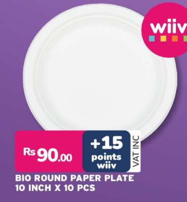 BIO ROUND PAPER PLATE