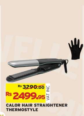 CALOR HAIR STRAIGHTENER THERMOSTYLE