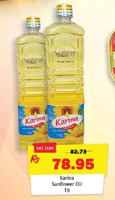 Karina Sunflower Oil 1lt
