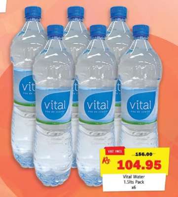 Vital Water 1.5lts Pack x6