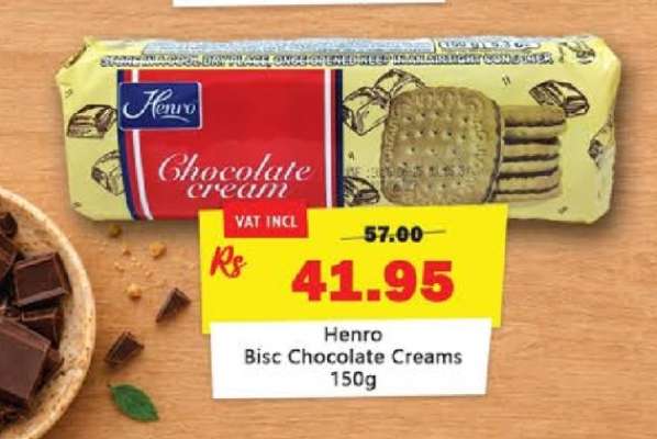 Henro Bisc Chocolate Creams 150g