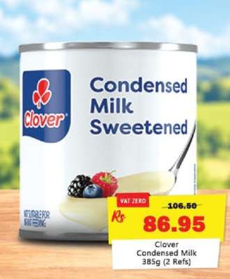 CLOVER CONDENSED MILK