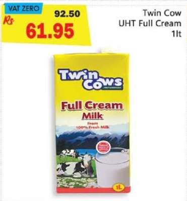 Twin Cow UHT Full Cream 1lt