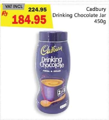 Cadbury Drinking Chocolate Jar 450g