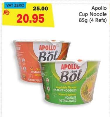 Apollo Cup Noodle 85g (4 Refs)