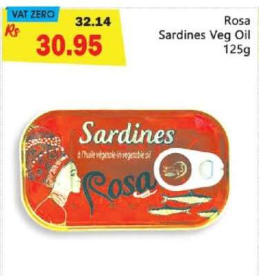 Rosa Sardines Veg Oil 125g