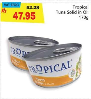 TROPICAL TUNA SOLID IN OIL 170G