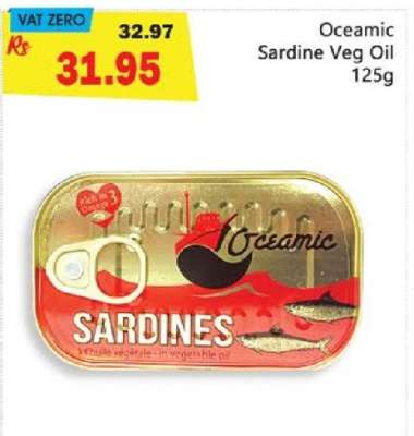 Oceanic Sardine Veg Oil 125g