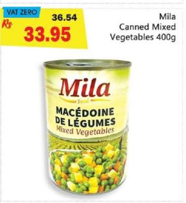 Mila Canned Mixed Vegetables 400g
