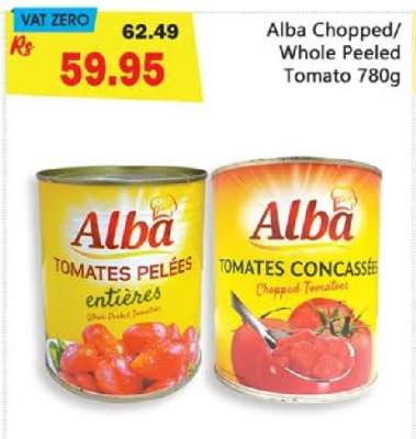 Alba Chopped/Whole Peeled Tomato 780g