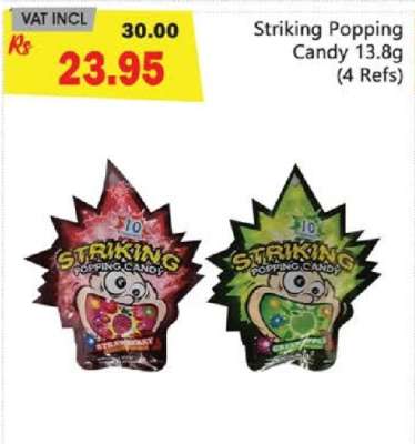 Striking Popping Candy