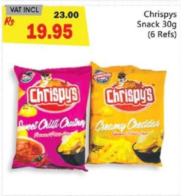 Chrispys Snack 30g (6 Refs)