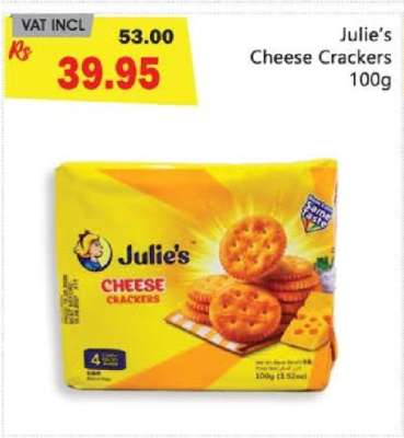 Julie's Cheese Crackers 100g