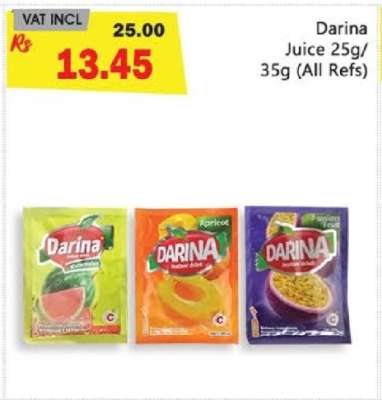 Darina Juice 25g/35g (All Refs)