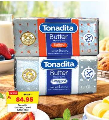 Tonadita Unsalted/Salted Butter 227g
