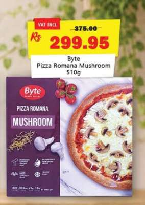 Byte Pizza Romana Mushroom 510g