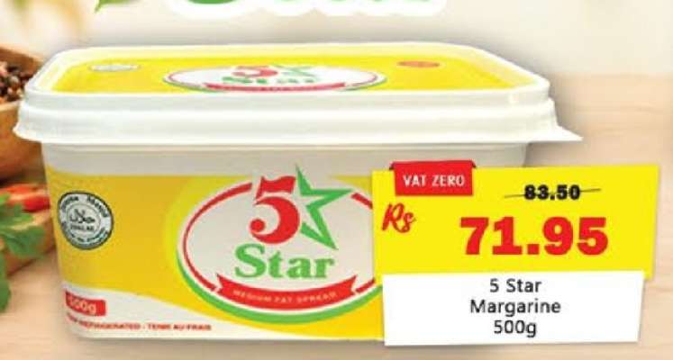5 Star Margarine 500g