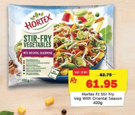Hortex Fz Stir Fry Veg With Oriental Season 400g