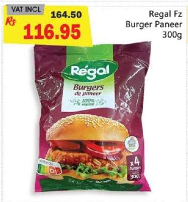 Regal Fz Burger Paneer 300g