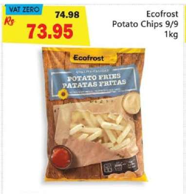 Ecofrost Potato Chips 9/9 1kg
