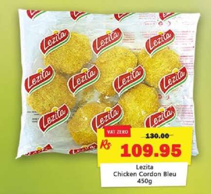 Lezita Chicken Cordon Bleu 450g