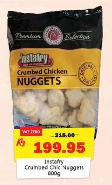 Instafry Crumbed Chic Nuggets 800g