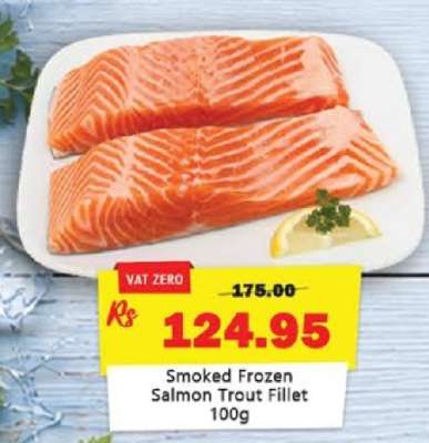 Smoked Frozen Salmon Trout Fillet