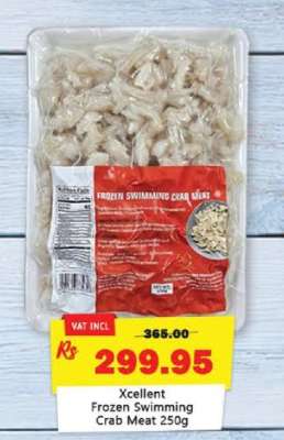 Xcellent Frozen Swimming Crab Meat 250g