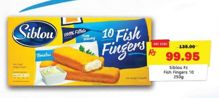Siblou Fz Fish Fingers 10 250G