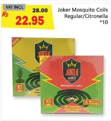 Joker Mosquito Coils Regular/Citronella *10