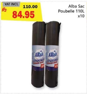 Alba Sac Poubelle 110L x10