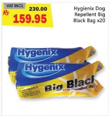 Hygenix Dog Repellent Big Black Bag x20