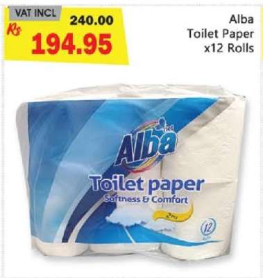 Alba Toilet Paper x12 Rolls