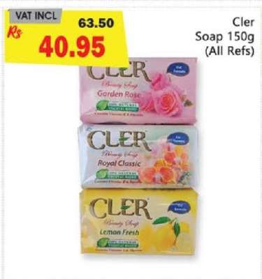 Cler Soap 150g (All Refs)