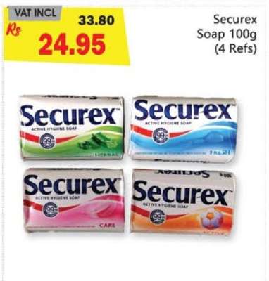 Securex Soap 100g (4 Refs)