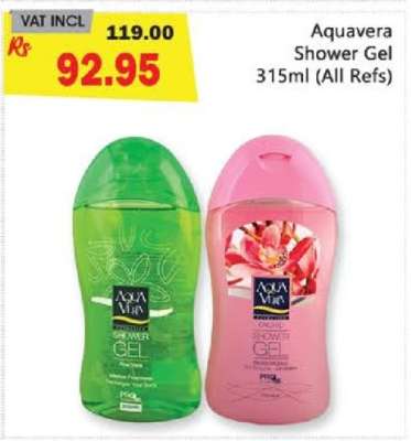 Aquavera Shower Gel 315ml (All Refs)
