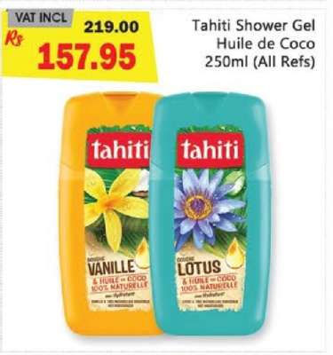 Tahiti Shower Gel Huile de Coco 250ml (All Refs)